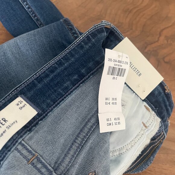✨ NWT High Rise Skinny Jeans | Hollister - Picture 4 of 4
